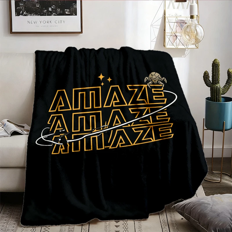 Amaze Rocky Flannel Blanket, Project Hail Mary Inspired Sci Fi Funny Gift Flannel Throw