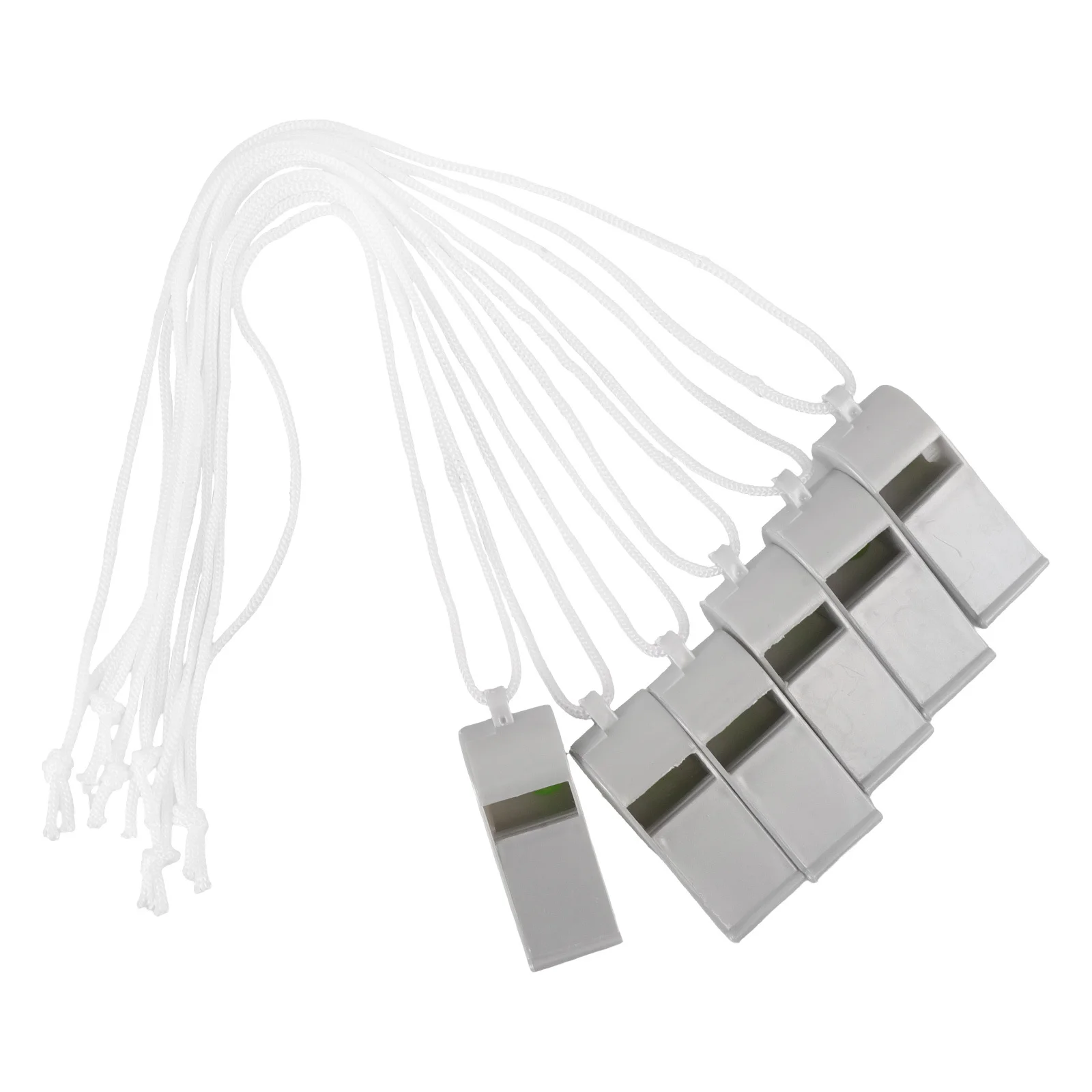 

6pcs Cheering Whistle Plastic Multi Use Loud Noise Party Sports Training Carnival Referee Whistles Bulk