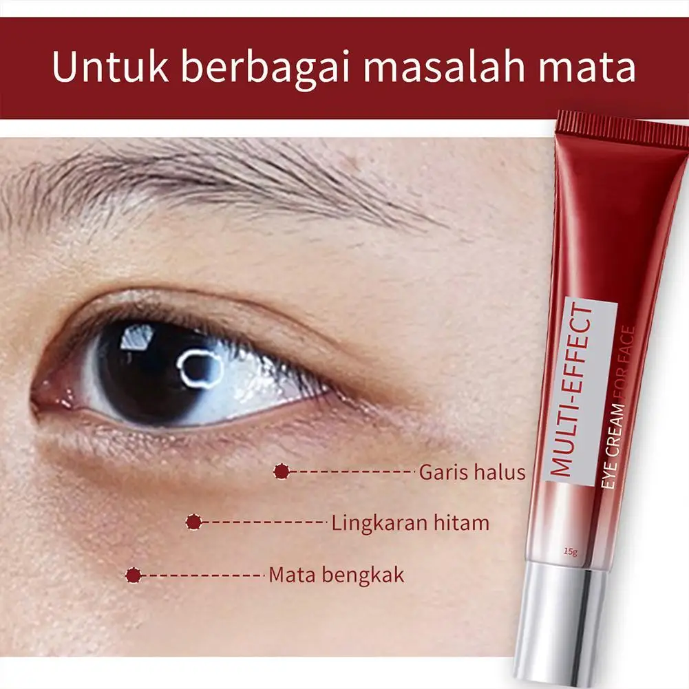 Coffee Eye Cream Lighten Dark Circles Anti Fine Lines Reduce Swelling Lift Firm Moisturize Eye Care Cream 15g