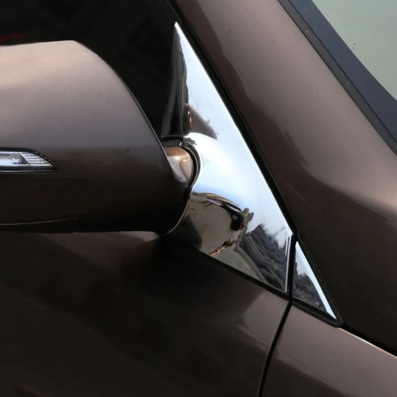

WELKINRY For Kia Sportage SL 3rd Generation 2010-2019 ABS Chrome Car Door Window A Column Pillar Front Triangle Cover Trim