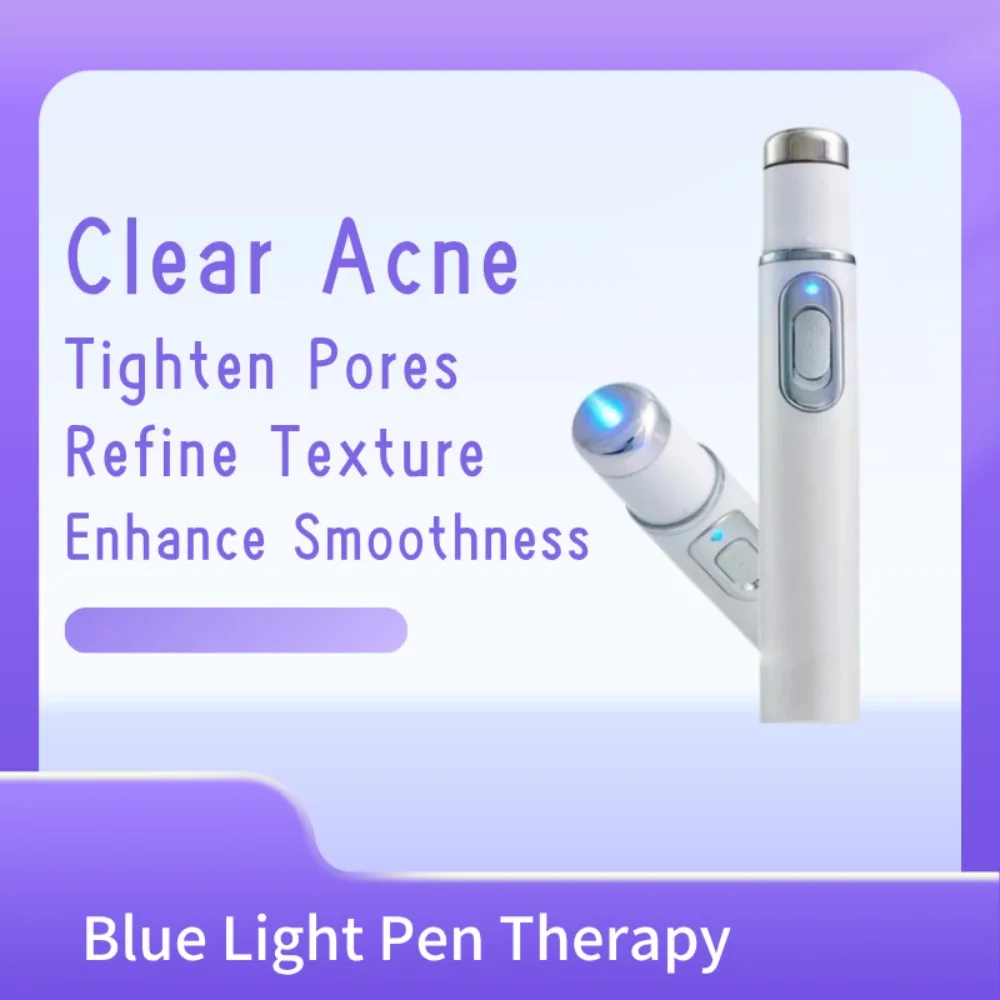 

Портативная терапия синим светом ручки: очистка от прыщей, подтяжка пор, изысканная текстура и повышение гладкости.