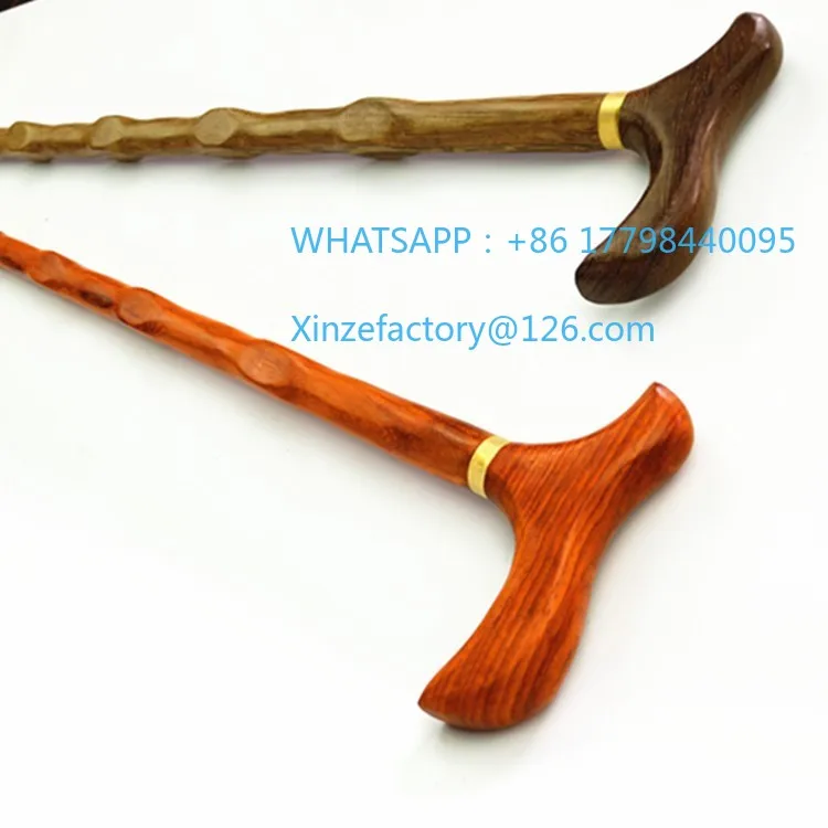 

Chicken wing wood old man crutches wooden non-slip crutches light faucet climbing poles natural wood
