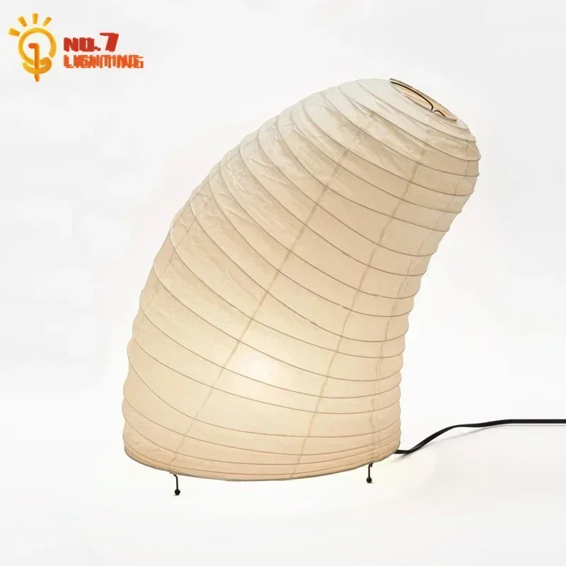 

Designer Akari Noguchi Yong Desk Light LED E27 Rice Paper Interior Table Lamp for Living/Model Room Decor Bedroom Bedside Study