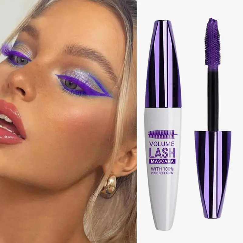 5d Mascara Verlenging Van Waterdichte Wimpers Oog Mascara Volume Met Zijden Vezels Borstel Wimper Make-Up Tool Cosmetica