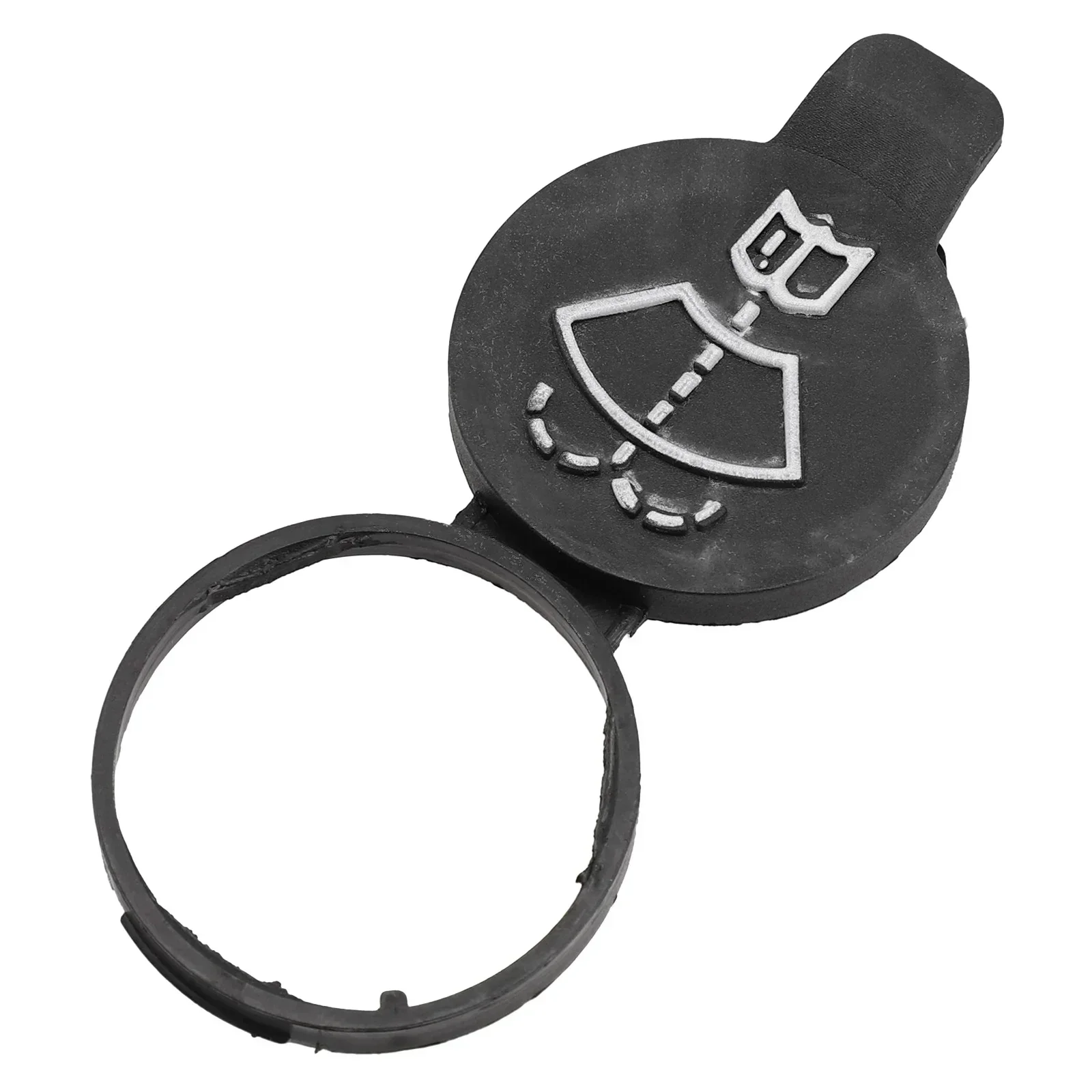1x Black Windshield Wiper Washer Fluid Reservoir Bottle Cap Cover For Chevrolet For GMC 13227300 For Car Accessories