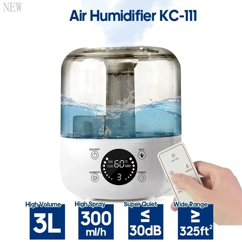 NEW Air Humidifier Professional Large Capacity  Humidifier Plant Mist  Diffuser with Remote Control Timer