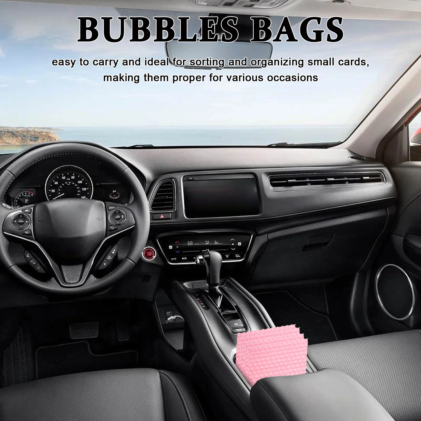 20Pcs Heart Shaped Bubbles Mailers Durable Storage Solution for Cards Presents Car Clutter Free Organization Small Business
