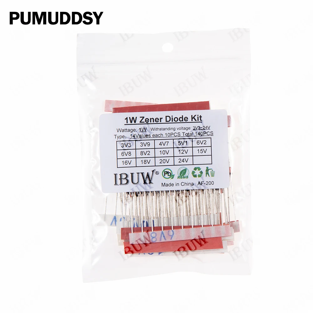 140Pcs/Lot 1W Zener…