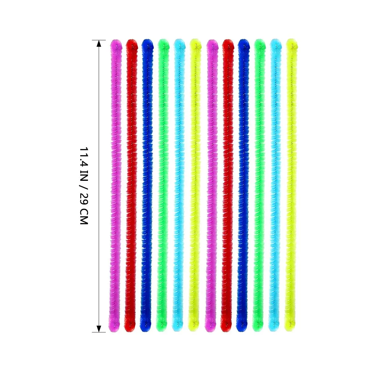 Flexible Stem Colorful Bendable Sticks Twistable Stems Toy Cartoon Folding Twistable Sticks Craft Supplies Decor