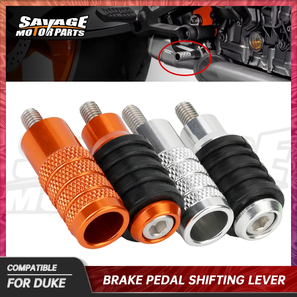 For 790 890 DUKE R 2019-2022 Rear Brake Pedal Shifting Lever Toe Pegs Motorcycle Accessories Footrest Foot Peg Step Plate Cover