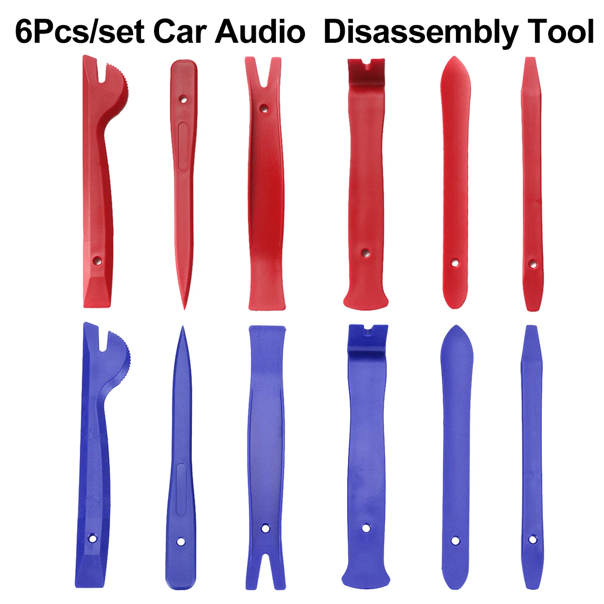 6pcs/set Car Door Clip Panel Trim Removal Tools Kit Auto Interior Hand Disassembly Tool Car Audio Removal Trim Clip Dashboard