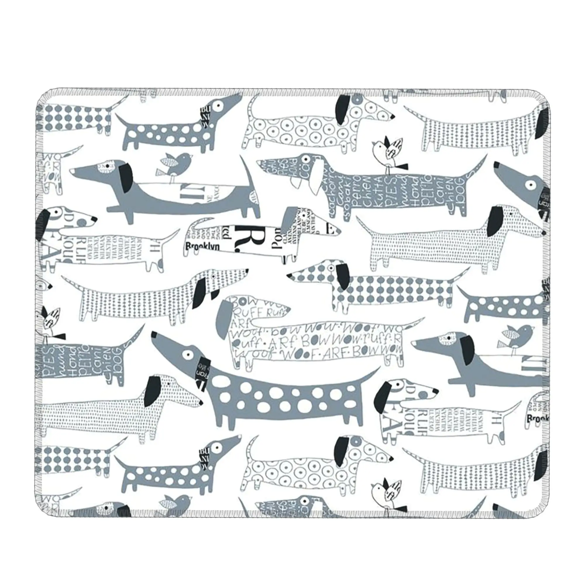 

Vintage Sausage Dog Dachshund Mouse Pad Computer Keyboard Mouse Mat Gamer PC Laptop Desk Mat Office Accessories Table Mats