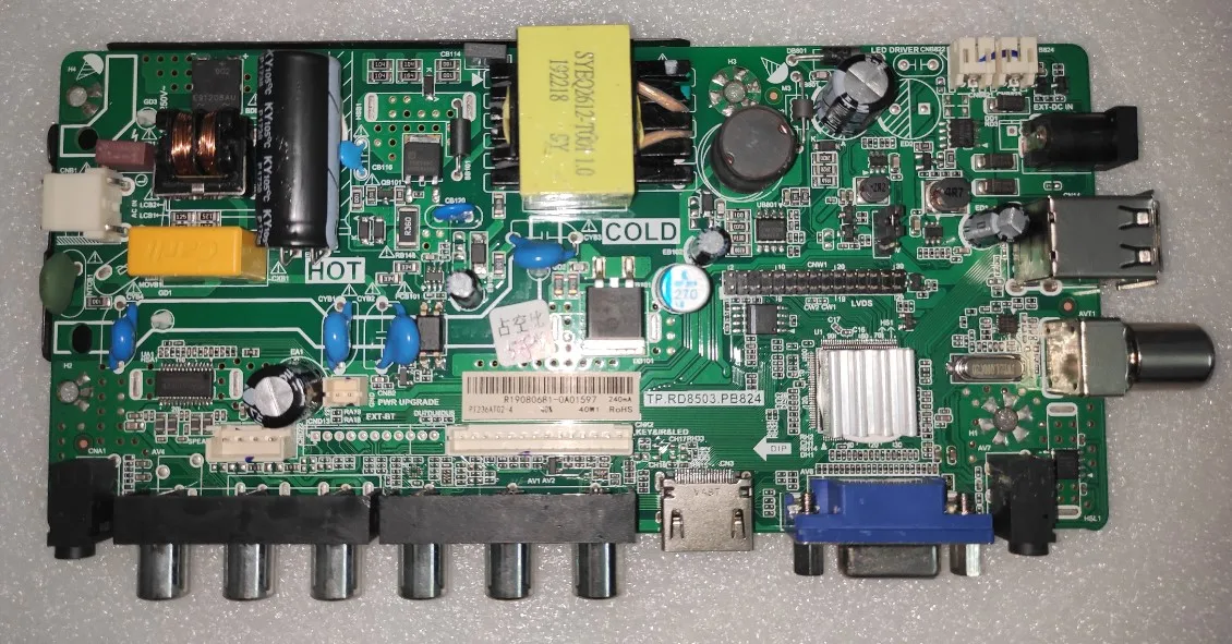 Free shipping! tp.rd8503.pb824  Three and one TV motherboard  for  PT236AT02-4   240MA  18--60V