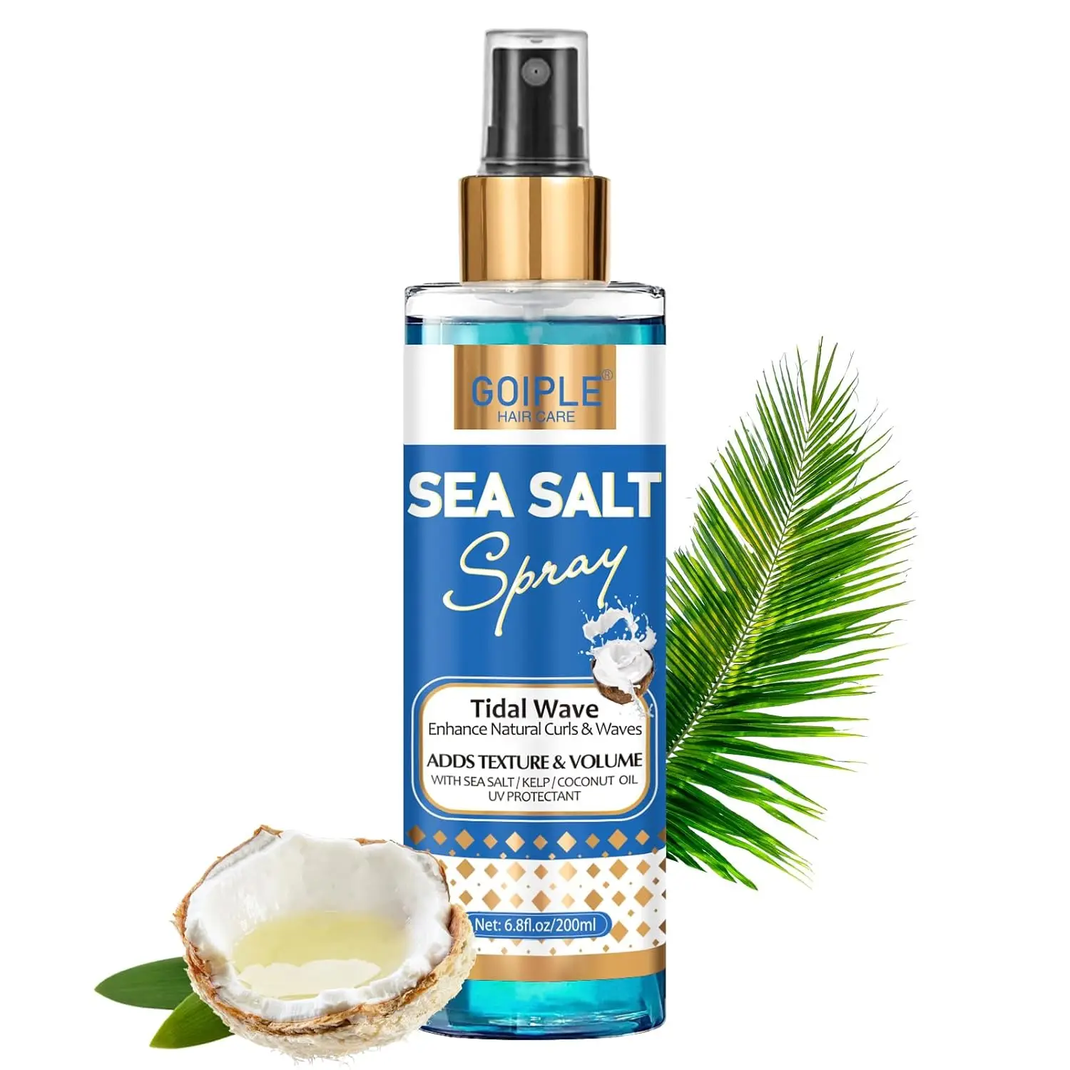 

GOIPLE Sea Salt Spray Natural Finish Texturizing & Volumizing Sea Salt Spray for Hair Non-greasy & Lightweight Hair Spray