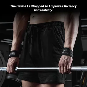 2PCSスポーツブースターベルトグリップフィットネスプルアップバープルアップシリコン非滑り摩耗性デッドリフトストラップジムダンベルワークアウト 6ベストセールス減量製品-1