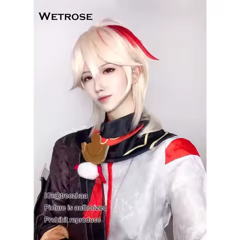 【Wetrose】In Stock Kaedehara Kazuha Cosplay Costume Genshin Impact Кадзуха Full Set Game Party Halloween