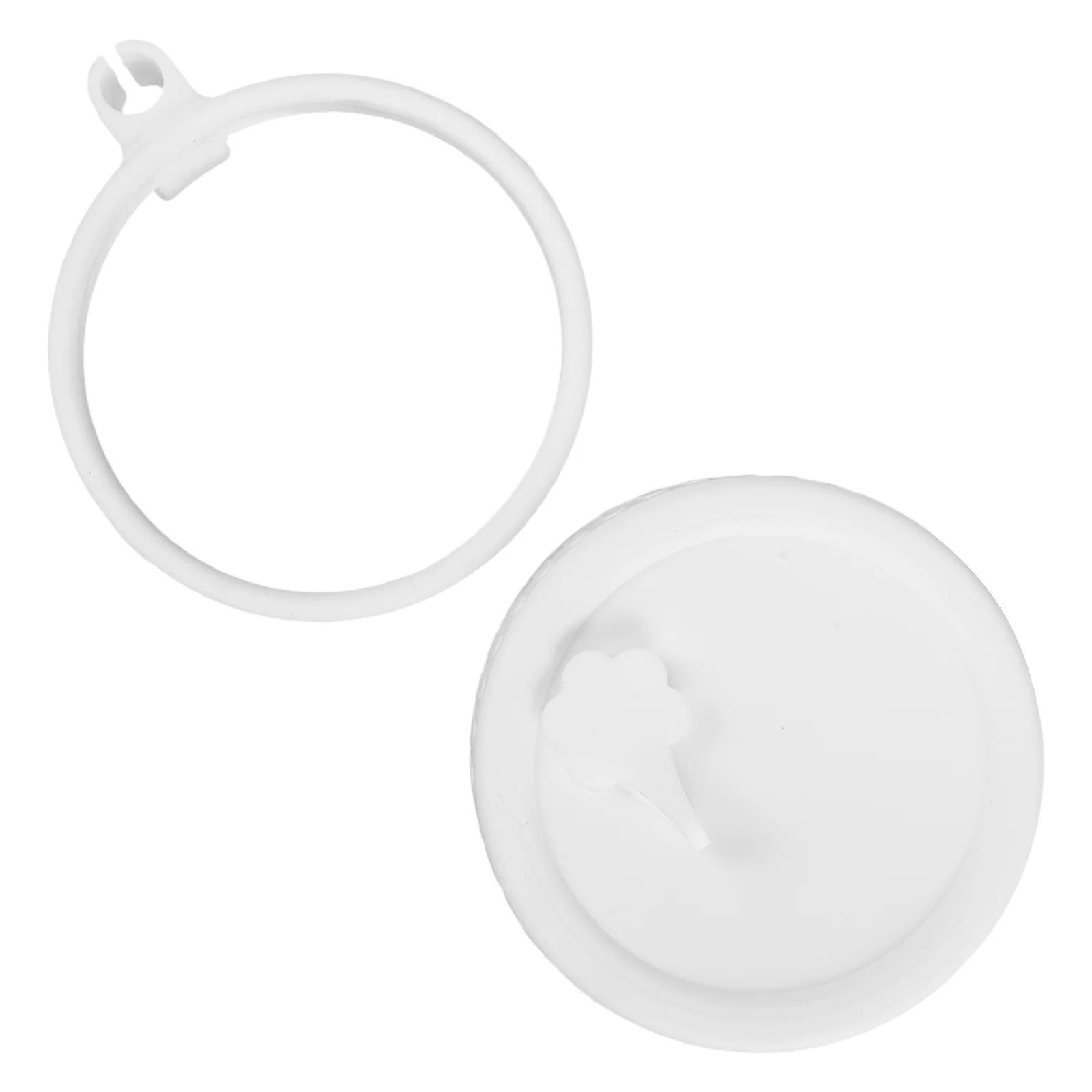 

Mason Jar Lids White Silica Gel Coin Bank Lids Regular Mouth Canning Leakproof Silicone Outdoor Sports Water