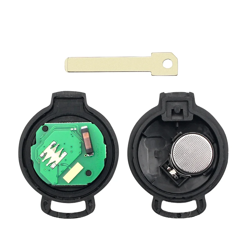 KEYYOU for Mercedes Benz Smart 451 2007 2008 2009 2010 2011 2012 2013 ID46 PCF7941 433Mhz With Battery Car Remote Key