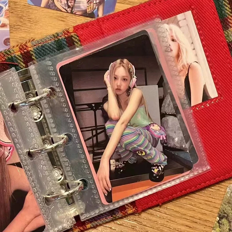Kpop フォトカードバインダー ルーズリーフ生地グリッドカ - Card Penny Sleeve のレビューと価格