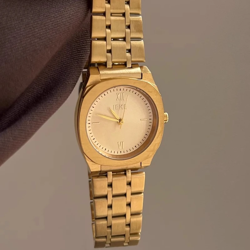 Orologio da donna di tendenza classico, elegante, semplice, retrò, stile Hong Kong, orologio al quarzo impermeabile 2025, regalo di compleanno