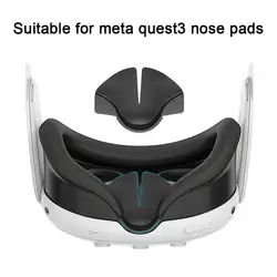 for Meta Quest 3 Silicone Nose Pad VR Headset Anti-sweat Replacement Nose Cover Washable for Meta Quest 3 VR Accessories