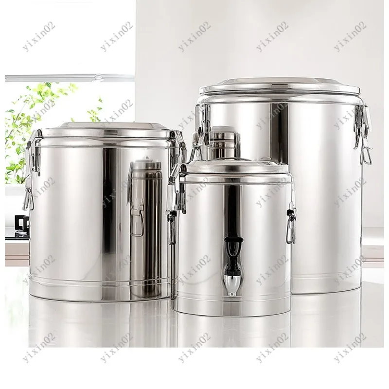 

Stainless Steel Insulated Barrel Large Capacity Commercial Thermal Bucket for Drink