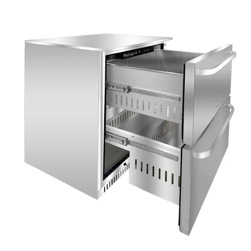 LD-150DR 168 can stainless steel outdoor beverage refrigerator household smart refrigerator