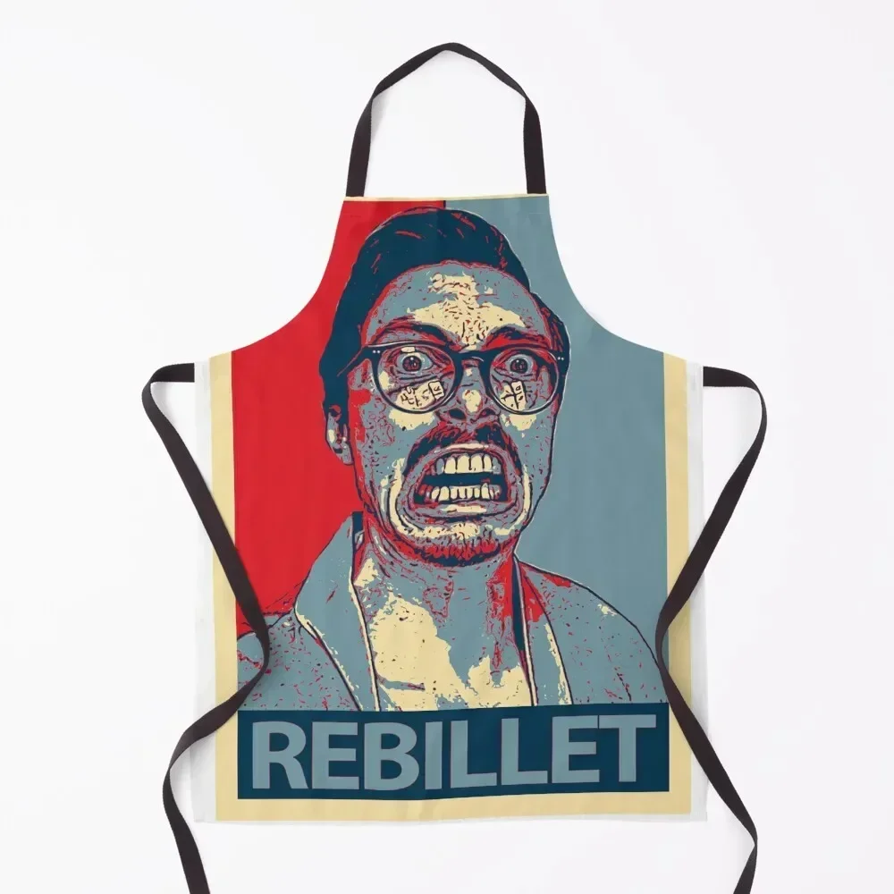 

Marc Rebillet Apron painters home women Barber Customizable Apron
