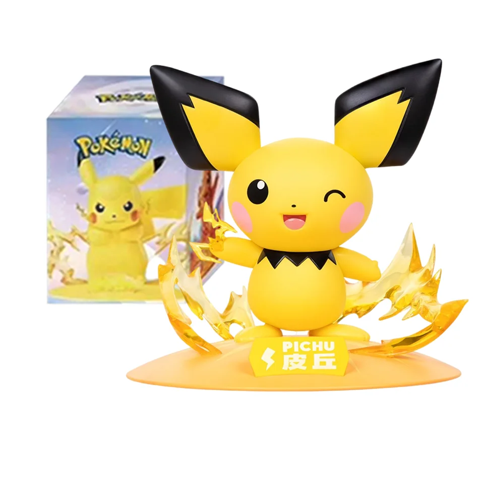 12 Stile Pokémon Actionfiguren Pikachu Überraschungsbox Anime-Modelle Schreibtisch-Dekorationen Pokémon Spielzeug Kindergeburtstags-Geschenke