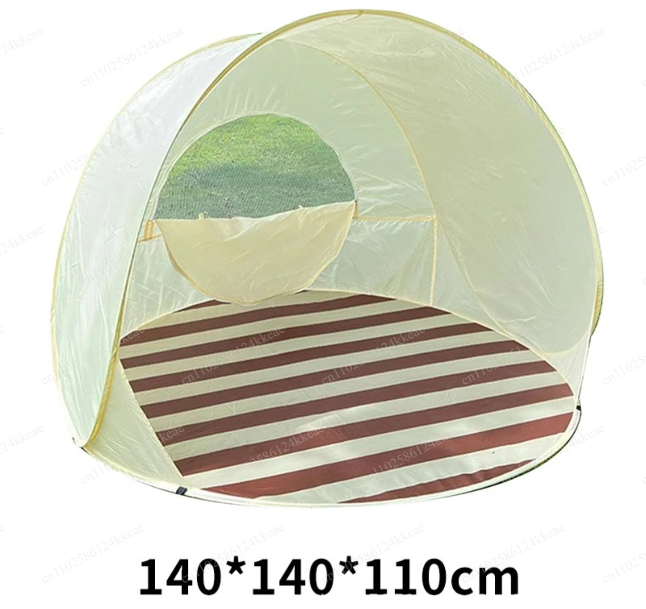 ins outdoor tent portable folding one-click opening and closing camping sun protection awning beach tent