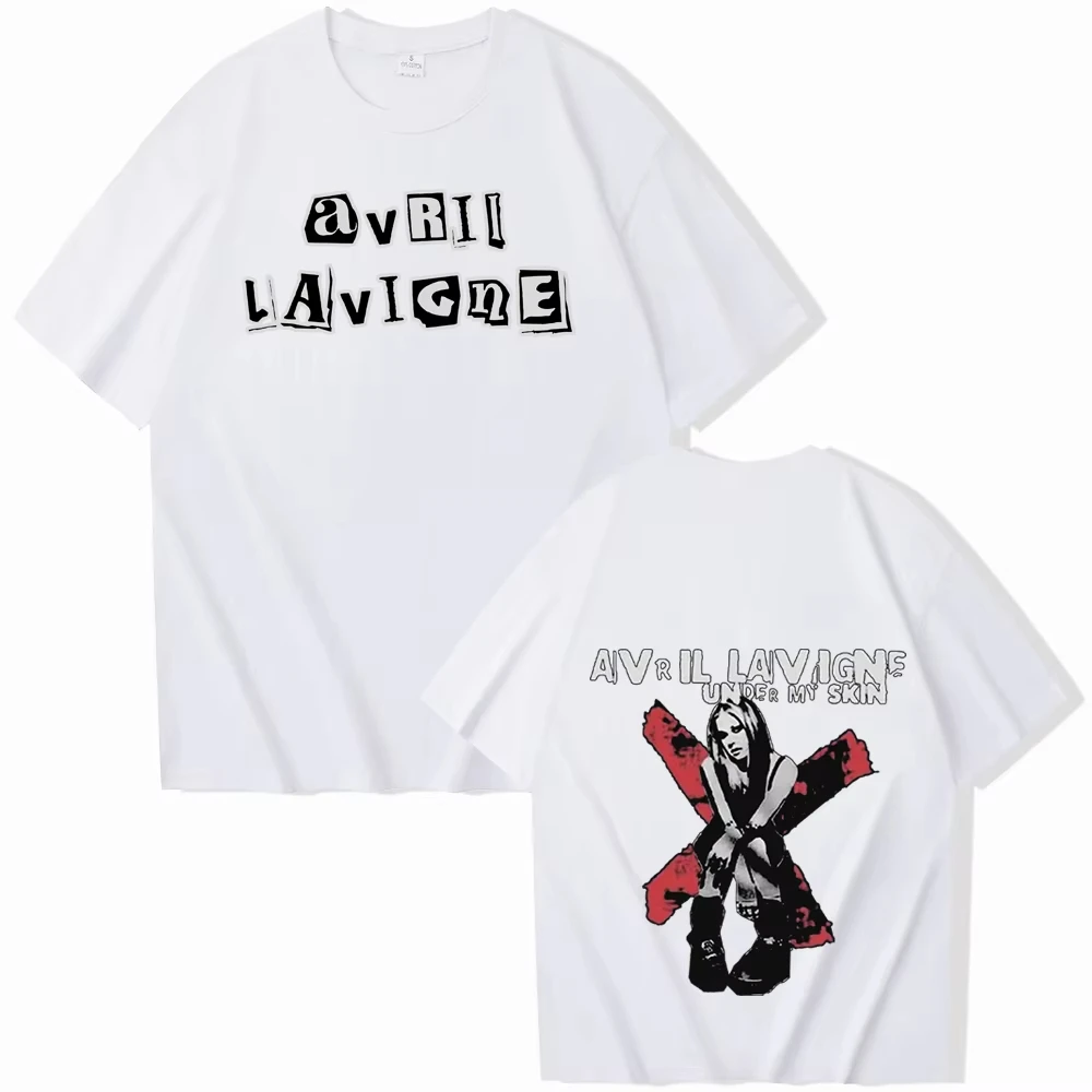 Avril Lavigne Greatest Hits Tour T-shirt Man Women Hip Hop Harajuku O-neck Tee Summer Casual T Shirt Cotton Tops Summer Clothing