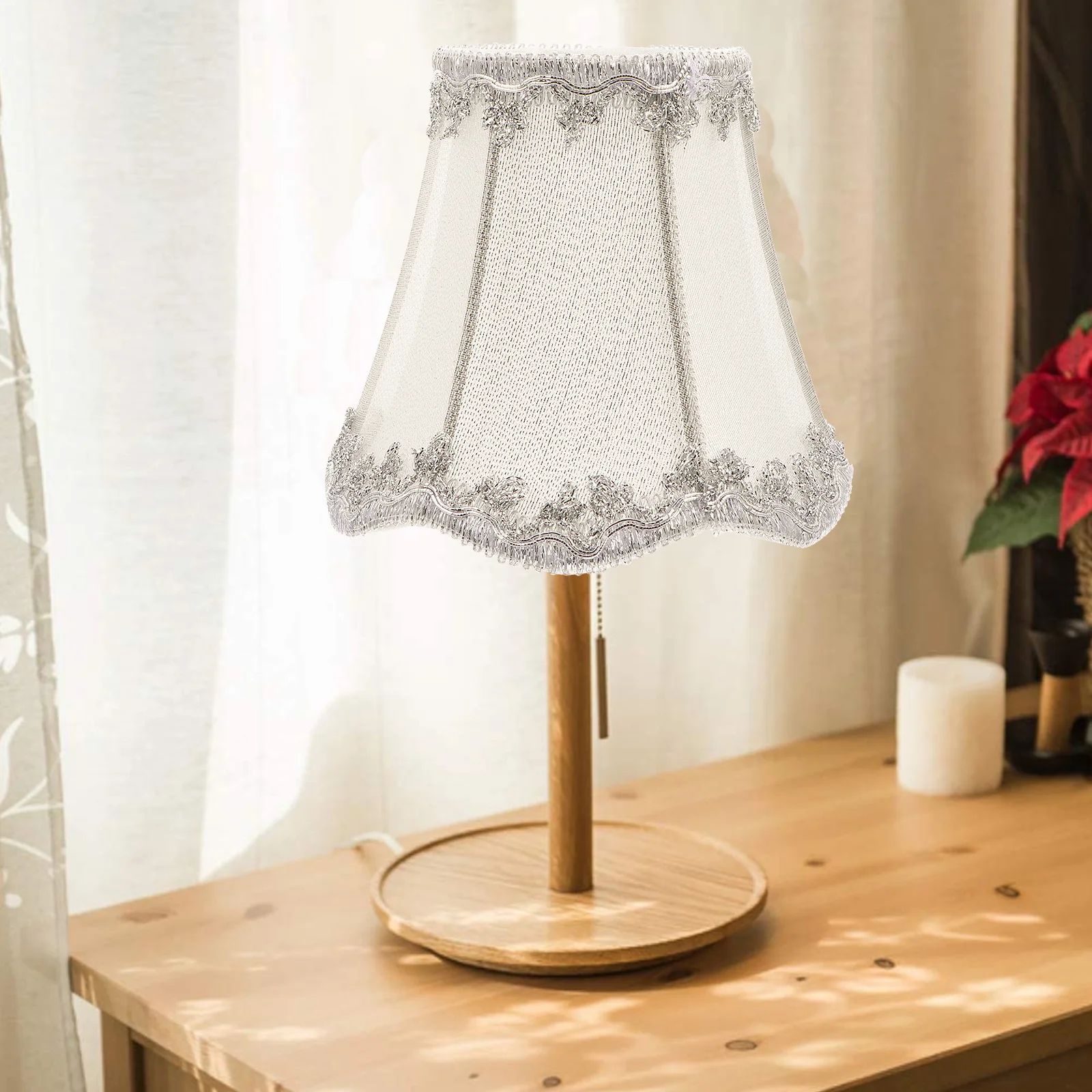 

1pc Cloth Lamp Shade Replacement For Pendant Table Floor Lamp Soft Light Diffuser Home Bedroom Living Room Decor Accessory
