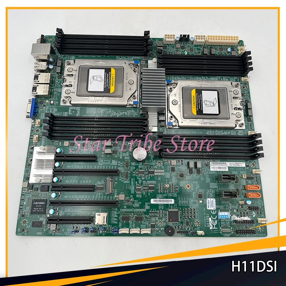 

IPMI M.2 E-ATX Support 7542 7702 7742 H11DSI Server Motherboard