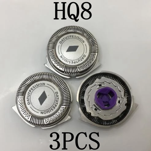 Imagen 1 del producto 3 uds HQ8 cabezal de repuesto HQ8505 hoja de afeitar para afeitadora philips HQ7340 HQ7350 HQ7363 HQ7800 HQ7890 HQ8445 HQ8825 HQ8845 HQ8865