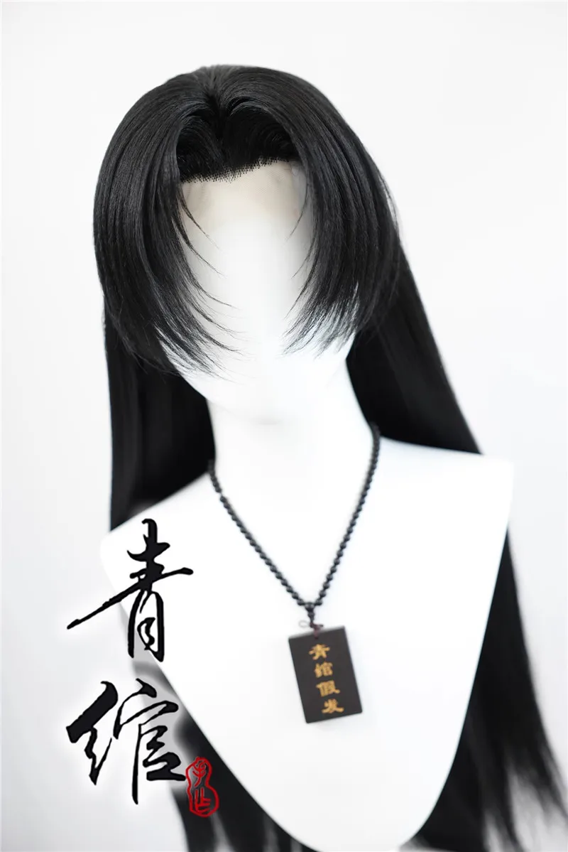 Already Styled Wig Anime Kochou Kanae Cos Wig Synthetic Black Long  Cosplay Hair Butterfly Headwear Halloween Cos Props Gift