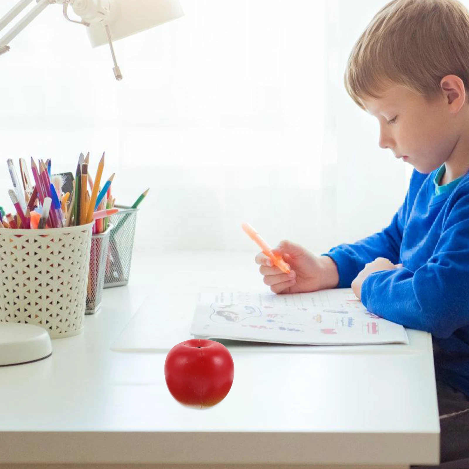 Instrumentos de percussão em forma de fruta, agitador de frutas de plástico realista, design de caixa de areia, brinquedos musicais para bebês, auxiliares de ensino para crianças cedo