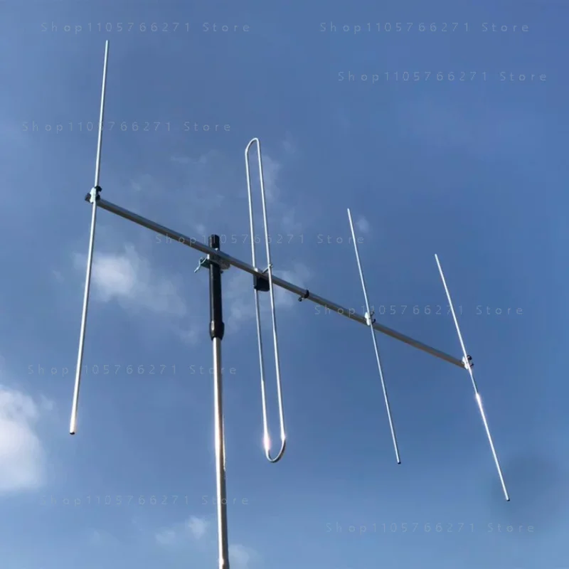 Radio outdoor Yagi receiving antenna four-unit folded dipole antenna digital broadcast antenna