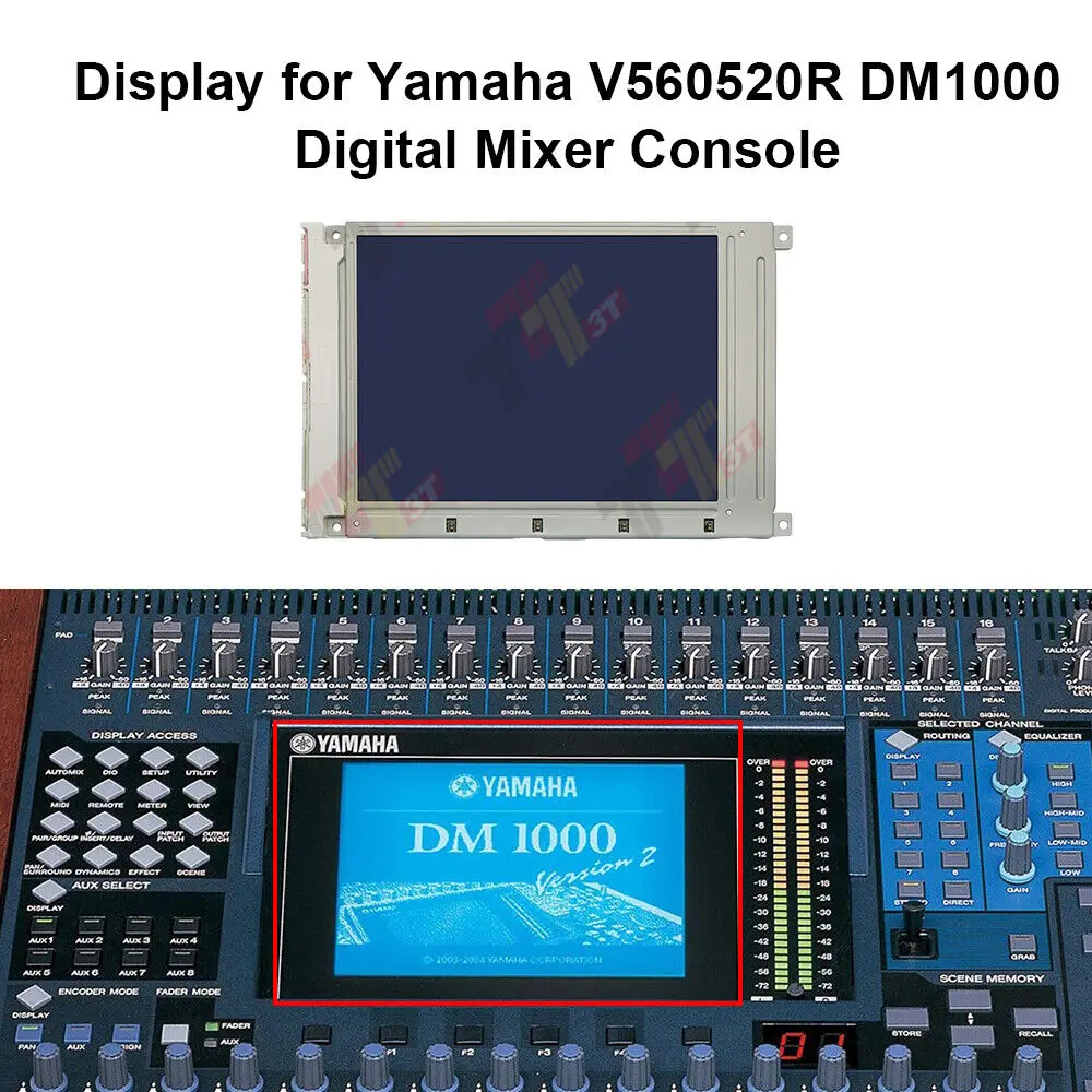 

LCD Only Fit for Yamaha V560520R DM1000 Digital Mixer Console Display SCREEN Panel