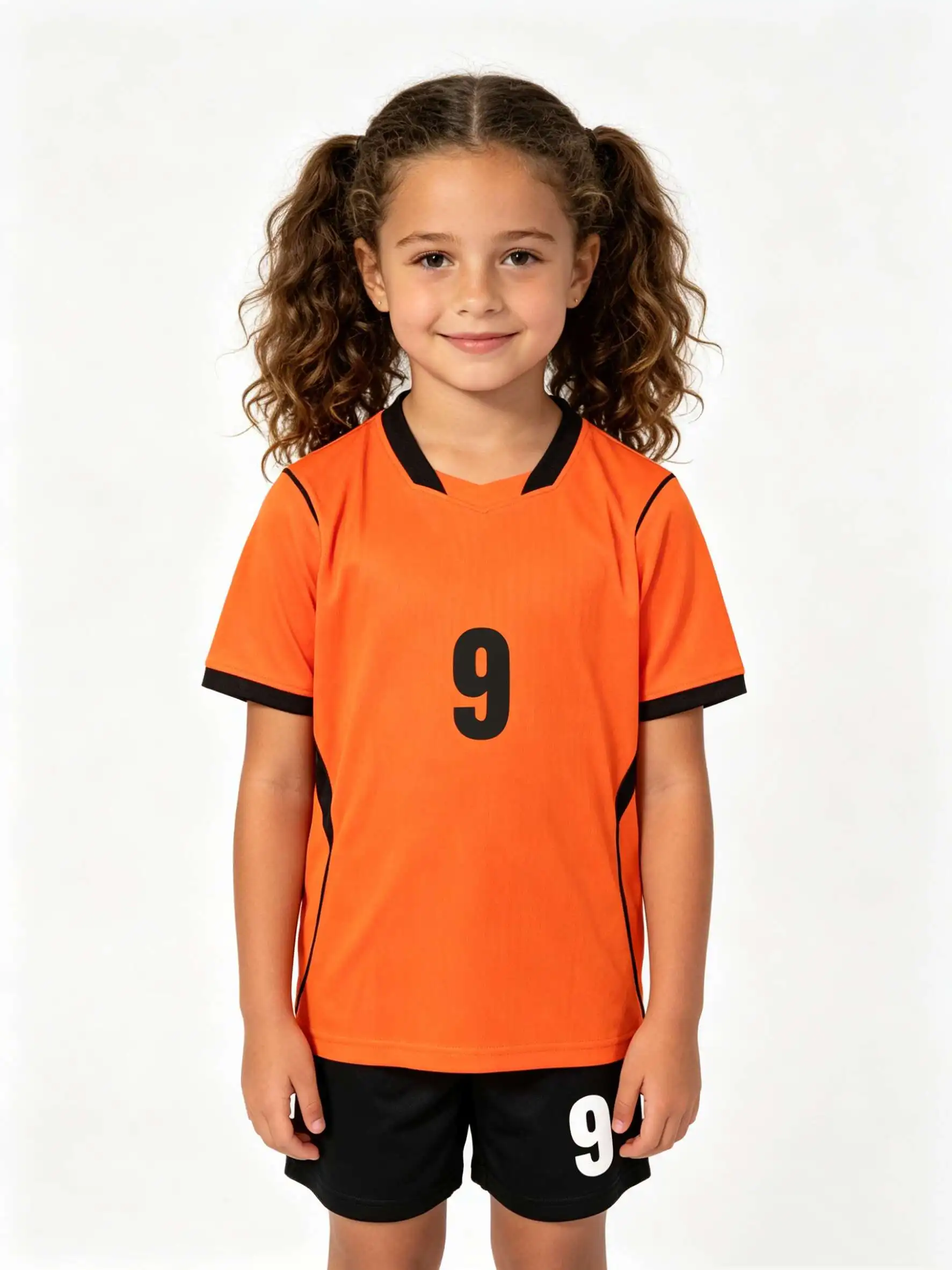New 26/27 Unisex Blank Soccer 2‑Piece Set, Kids Adults Parent‑Child Kit, Custom No.1 7 8 9 10 for School Outdoor Team Sports