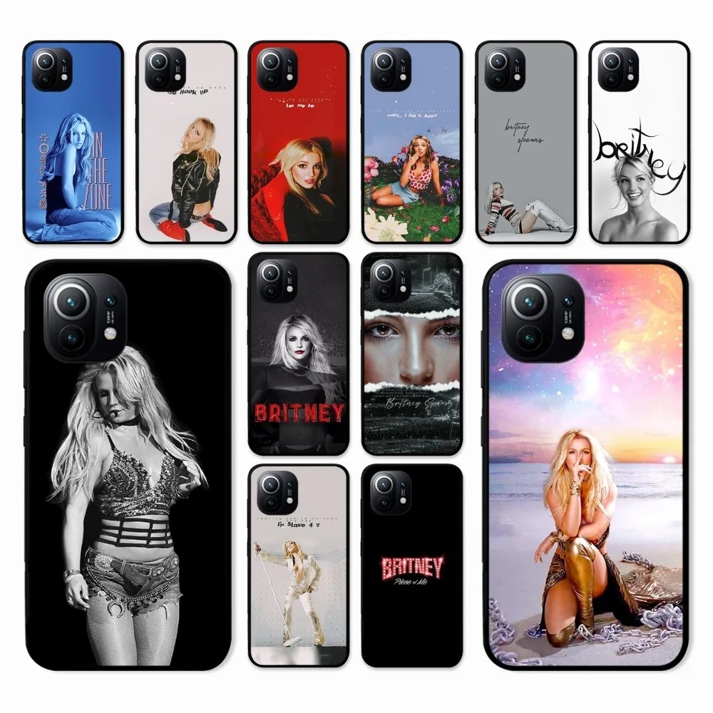 B-Britney S-Spears Phone Case For Xiaomi Mi 5X 8 9 10 11 12 Lite Pro 10T PocoX3pro PocoM3 Note 10 Pro Lite