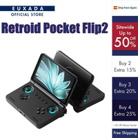 Retroid Pocket Flip2 Game Console 1080p Folding Game Console AMOLED 500Nits 5.5\