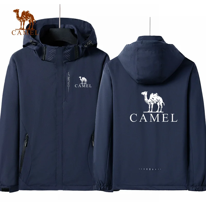 CAMEL men's three in one mountaineering jacket waterproof winter windproof outdoor warm camping jacket windproof jacket