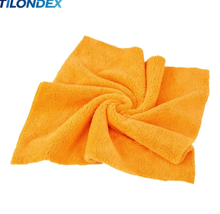 

Orange 40x40cm High Pile Microfiber Car Drying Towel Set - 1/3/6/9PCS Super Absorbent Auto Detailing Cloth for Vehicle Care