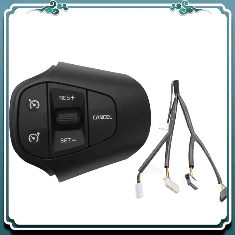 

ABTU-96700A4200 Auto Cruise Audio Switch Auto Steering Wheel Control Button Switch + Wire Harness For Kai Carens 2013-2018