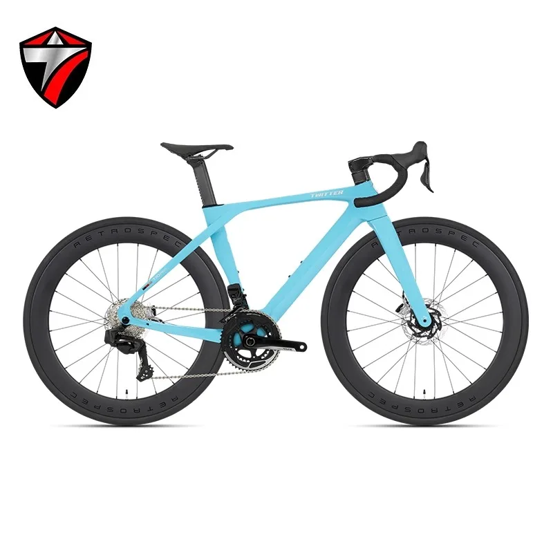

TWITTER T10pro Electronic Variable Speed EDS TX7100-24Speed,Hydraulic Excellent Disc Brake Велосипед T800 Carbon Fiber Road Bike
