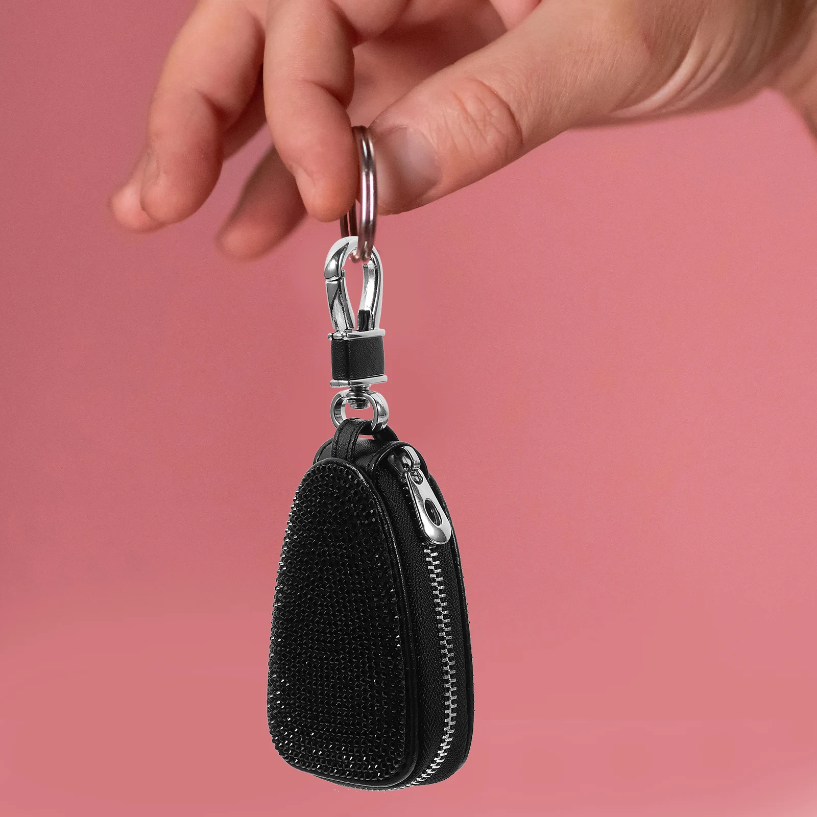 

Remote Control Key Cover Holder Car Fob Case Bag with Zipper Accessories Sleeve Protector