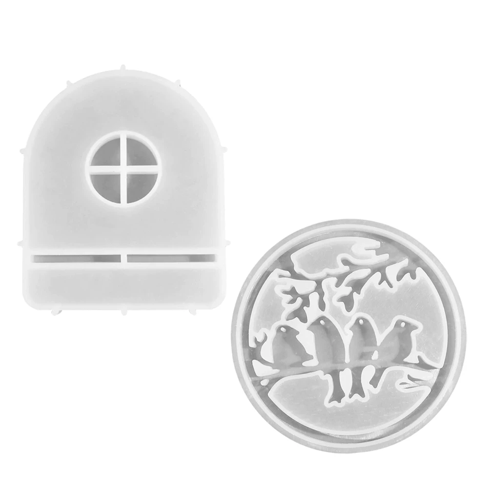 

2pcs Shaped Molds Silicone Animal Molds For Making Resin Casting Decor Supplies Gifts Wax Mold