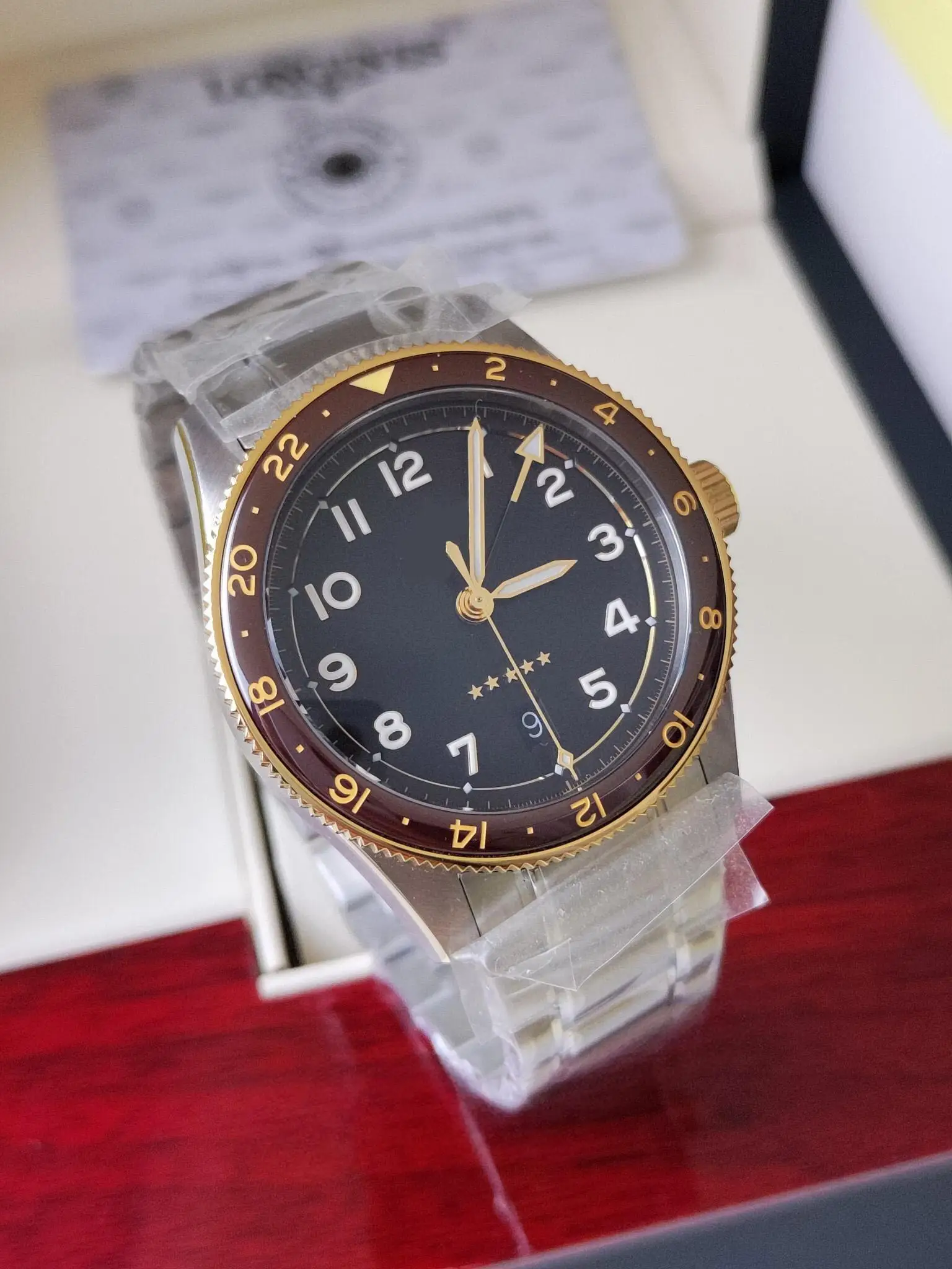 Luxury, trendy and fashionable mechanical wristwatch, custom-made stainless steel, high quality