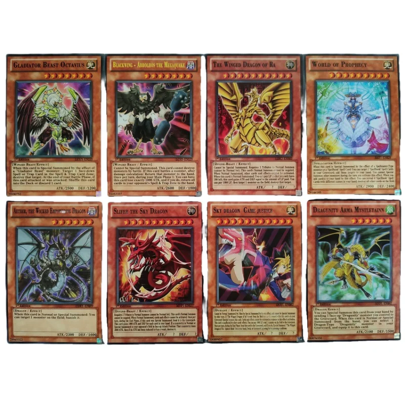Duel Monsters Engelse spelkaarten Collectie Decoratie Yugioh Card Iron Box Anime en Cartoon Competitie Boy's Festival Gift