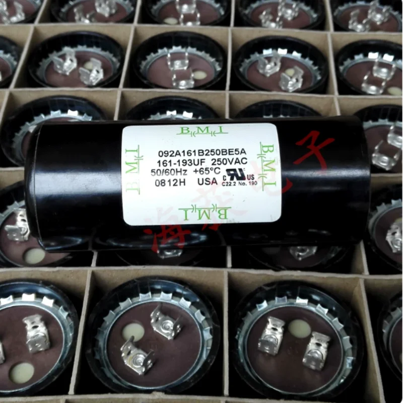 BMI 161-193UF 250VAC compressor starting capacitor 092A161B250BE5A in the United States